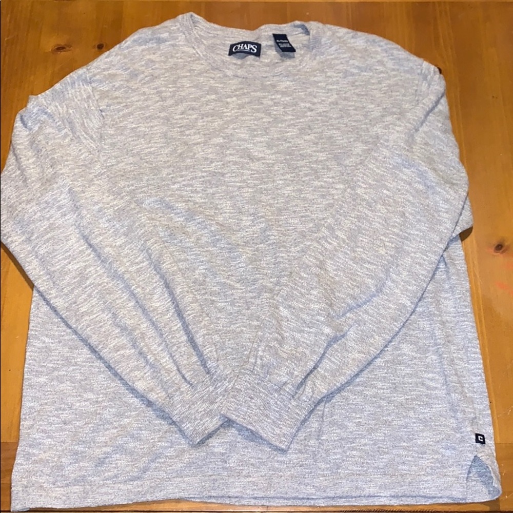 Chaps Cotton LS Sweater Tee
